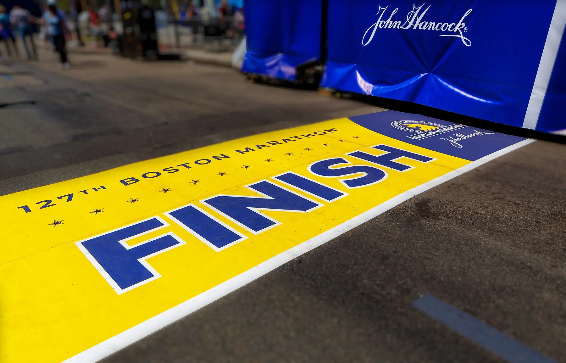History of the Boston Marathon finish line