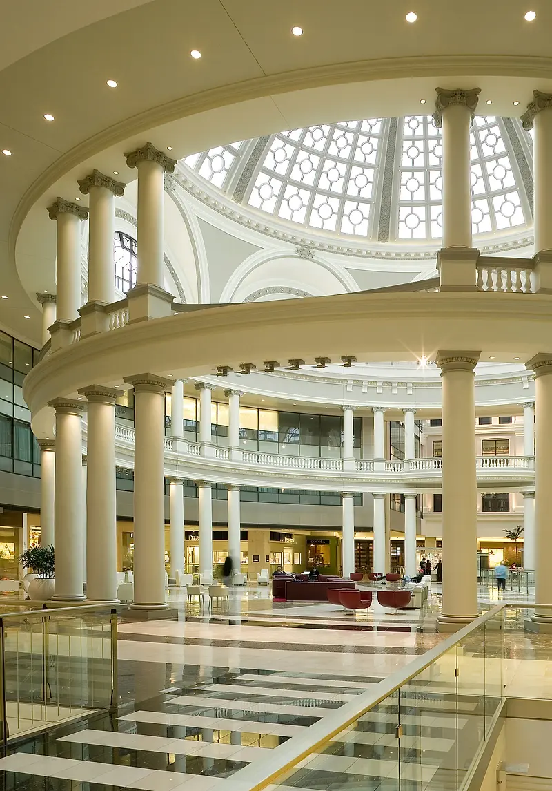 Atrium in San Francisco Centre shopping mall, San Francisco