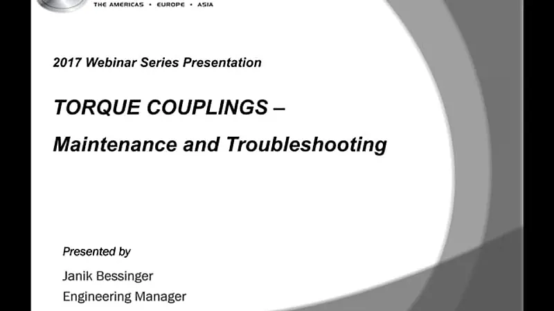 Torque Couplings – Maintenance and Troubleshooting | CPM