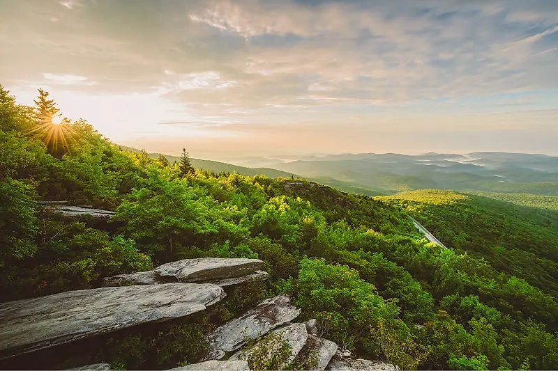 Rough Range Ridge Rough Ridge=Vibrant View | Carolina Country